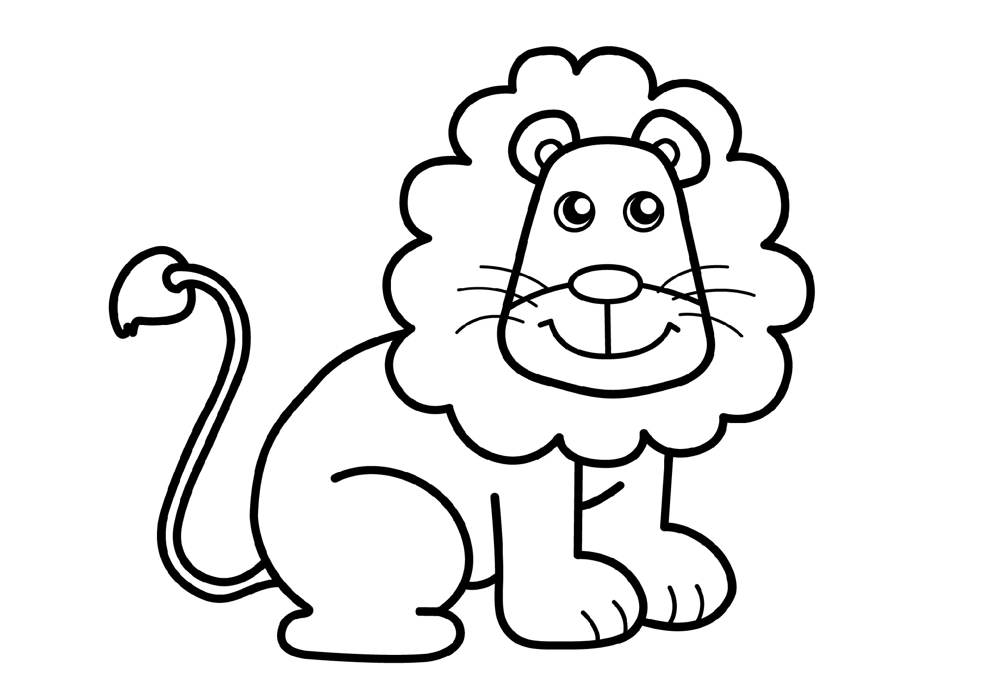 Free Coloring Pages For Kids Animal