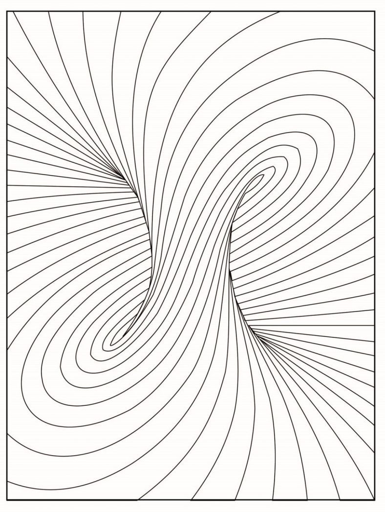3d Coloring Pages Illusions