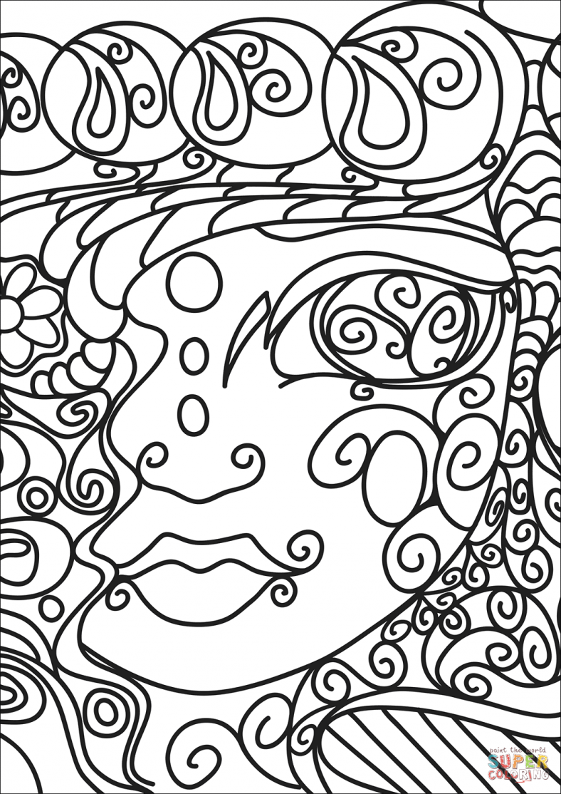 Abstract Coloring Pages Art