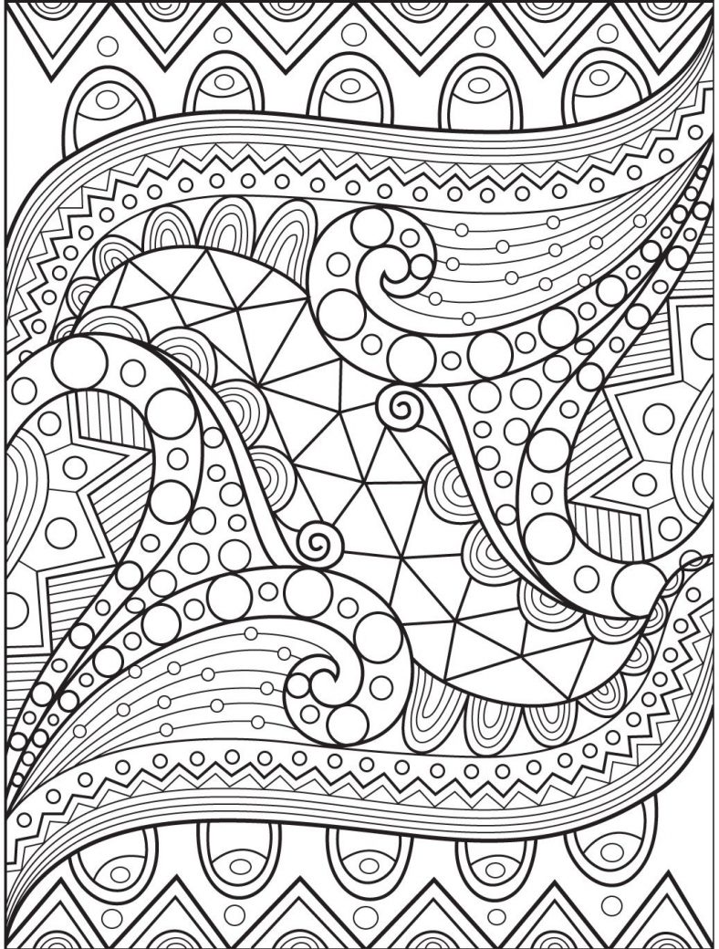 Abstract Coloring Pages For Adult