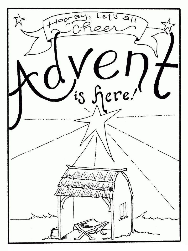 Advent Coloring Pages Free