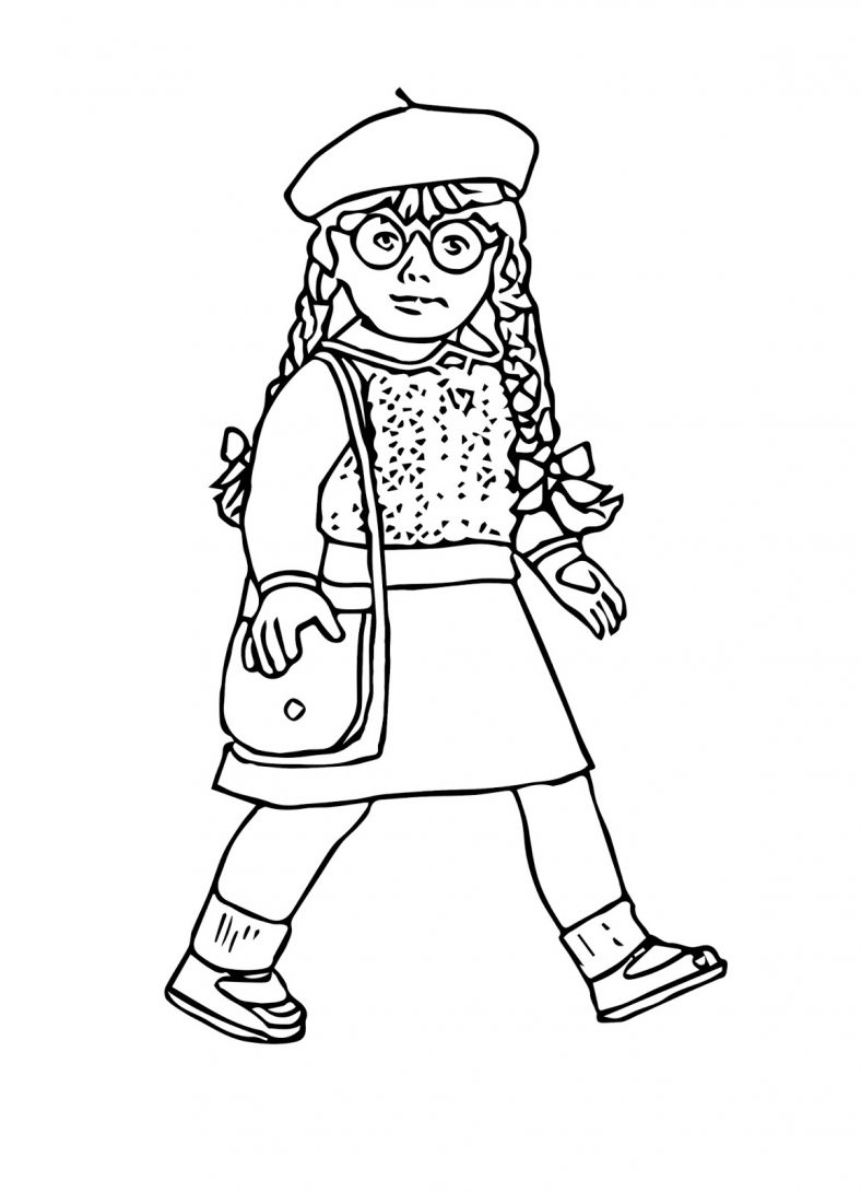 American Girl Doll Coloring Pages Free