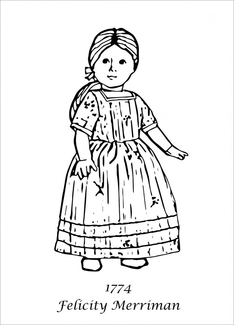 American Girl Doll Coloring Pages To Print