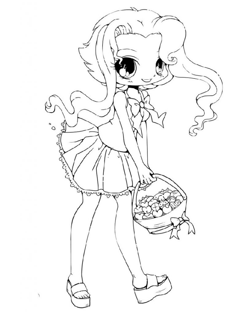 Anime Coloring Pages Chibi