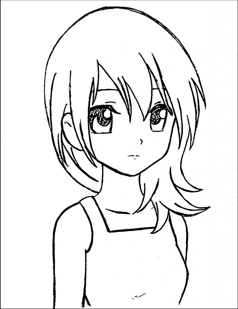 Anime Coloring Pages Girl
