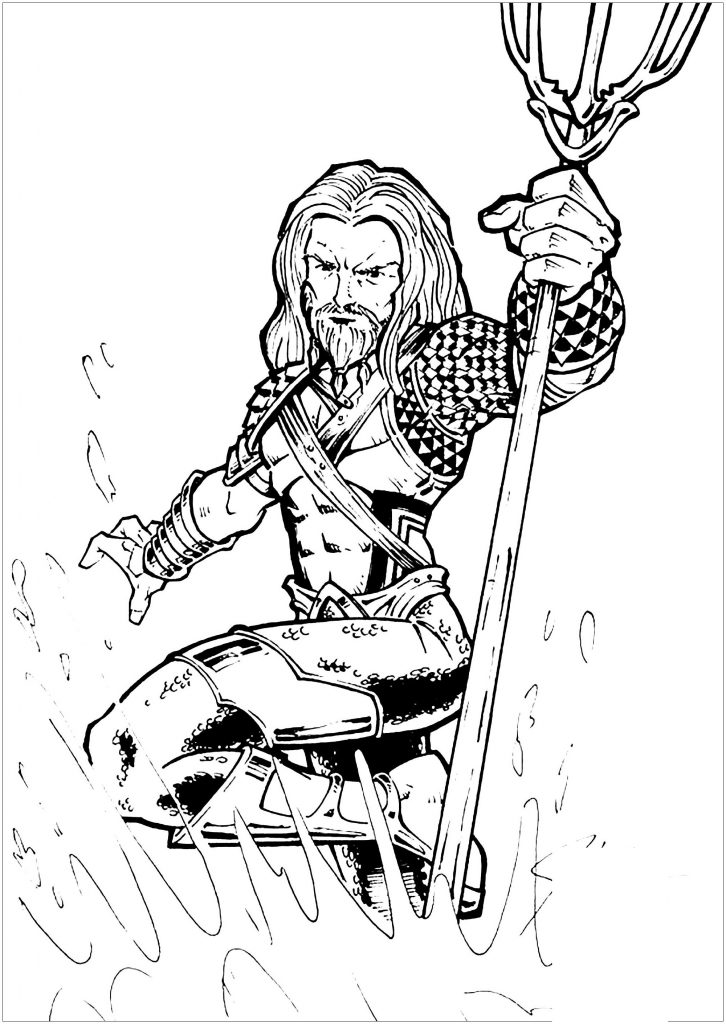 Aquaman Coloring Pages Movie