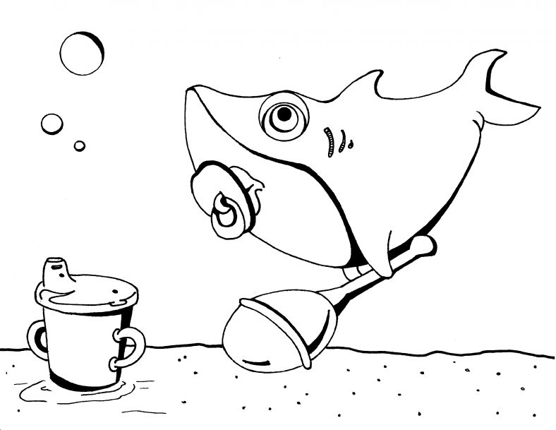 Baby Shark Coloring Pages Printable