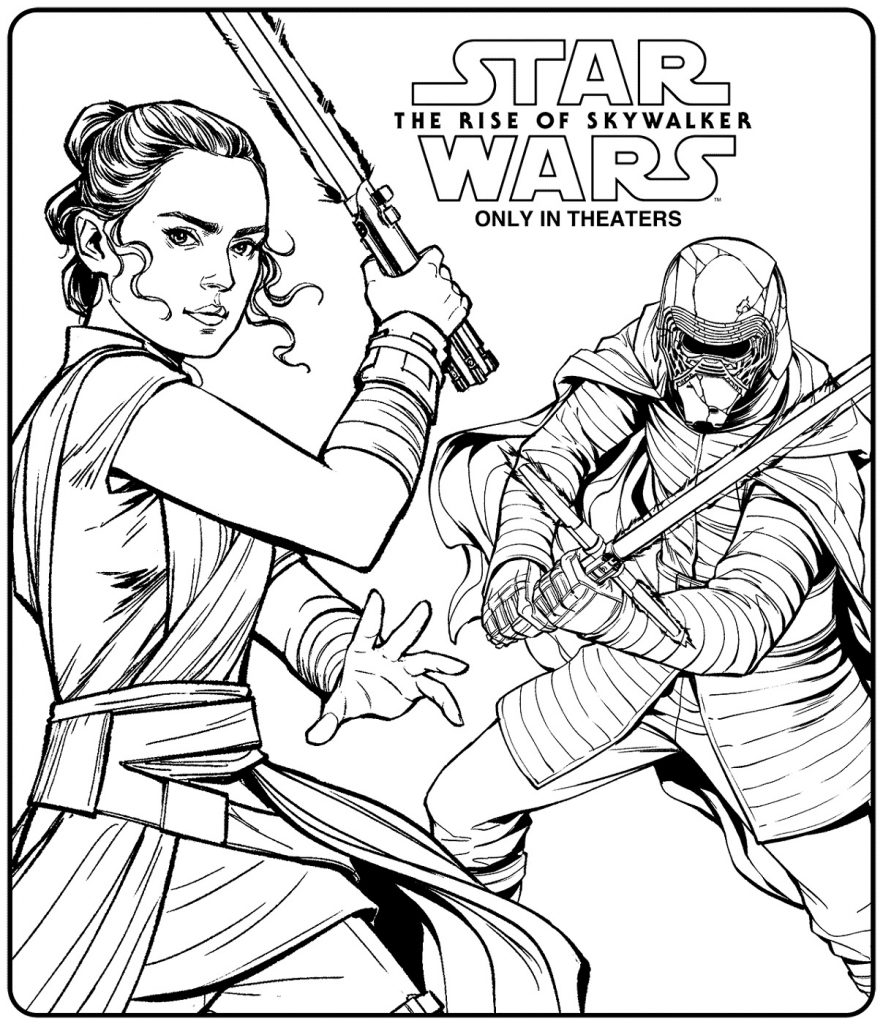 Battle Star Wars Printable Coloring Pages