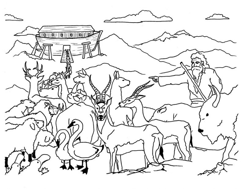 Bible Coloring Pages Stories