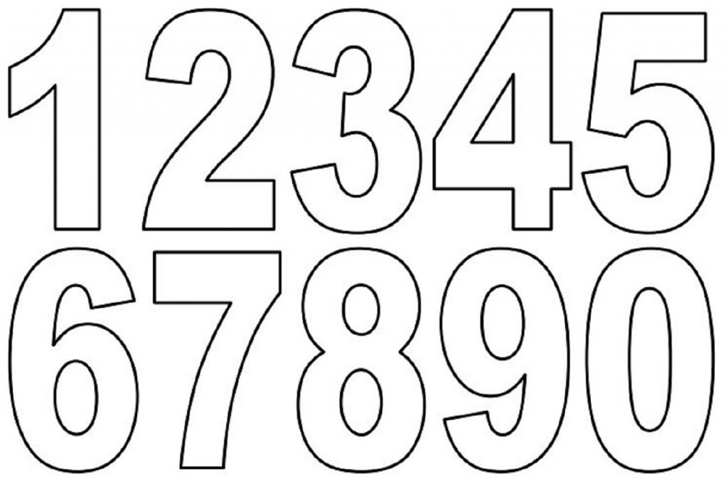 Number Coloring In Pages / Numbers Coloring Pages Print Numbers Pictures To Color All Kids Network