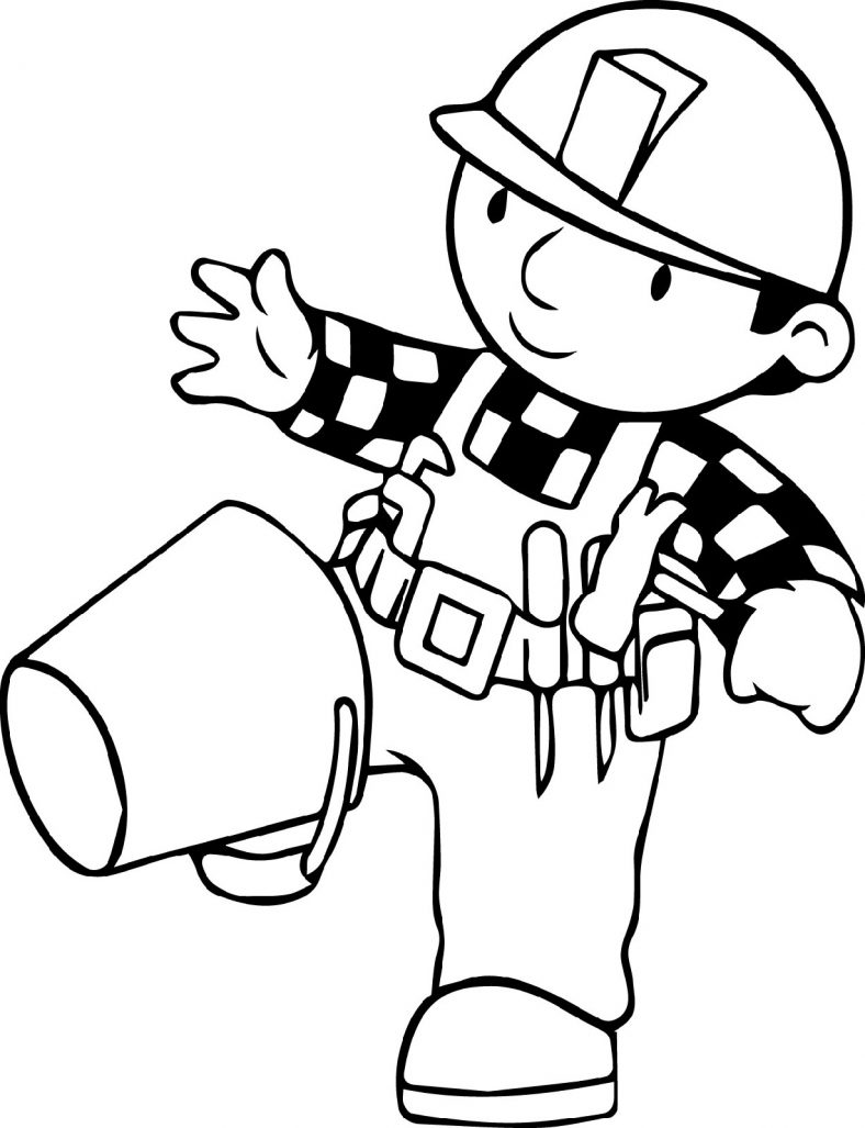 Bob The Builder Coloring Pages for Kids