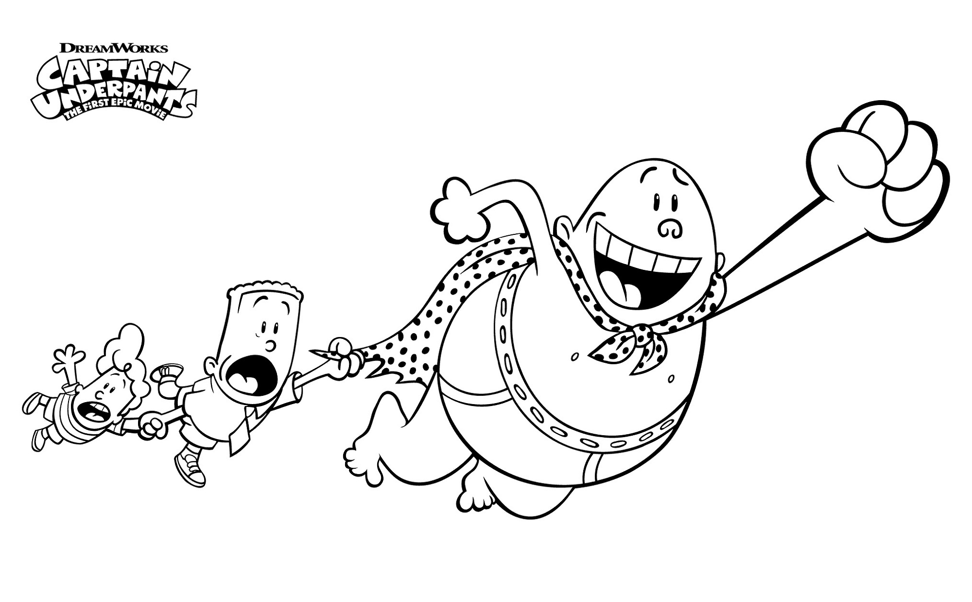 Free Captain Underpants Coloring Pages | 101 Coloring