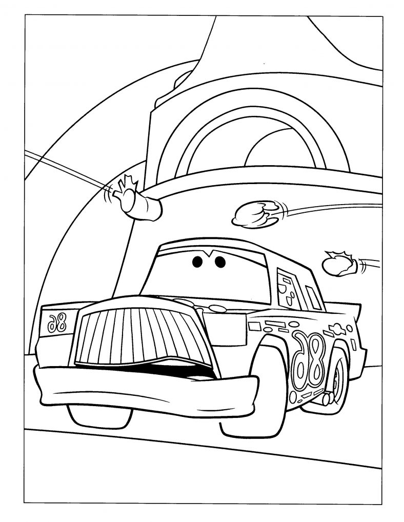 Cars 3 Coloring Pages Chick Hicks