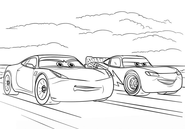 Cars 3 Coloring Pages Movie
