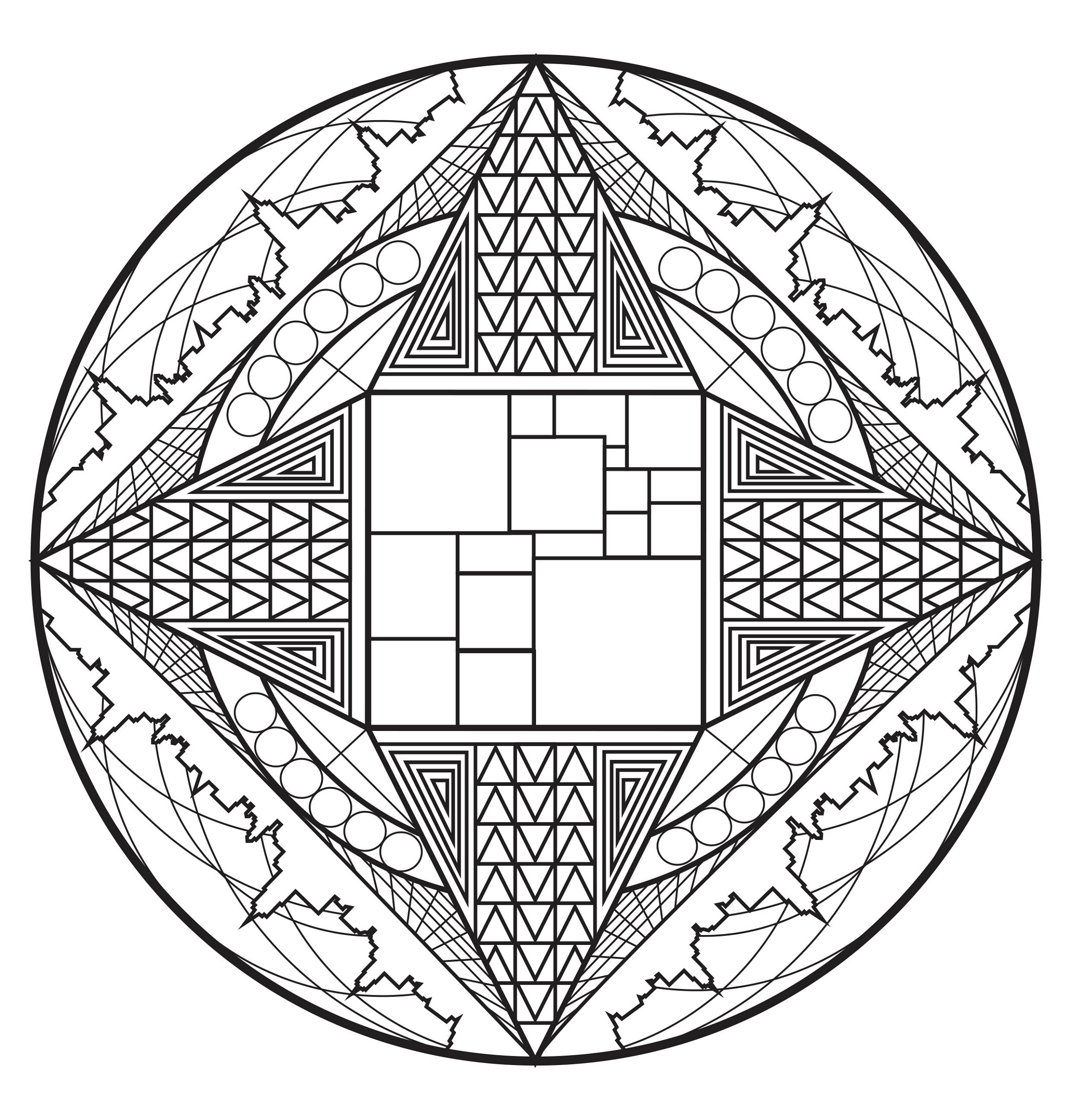 Mandala Coloring Pages Printable for Adults - 101 Coloring
