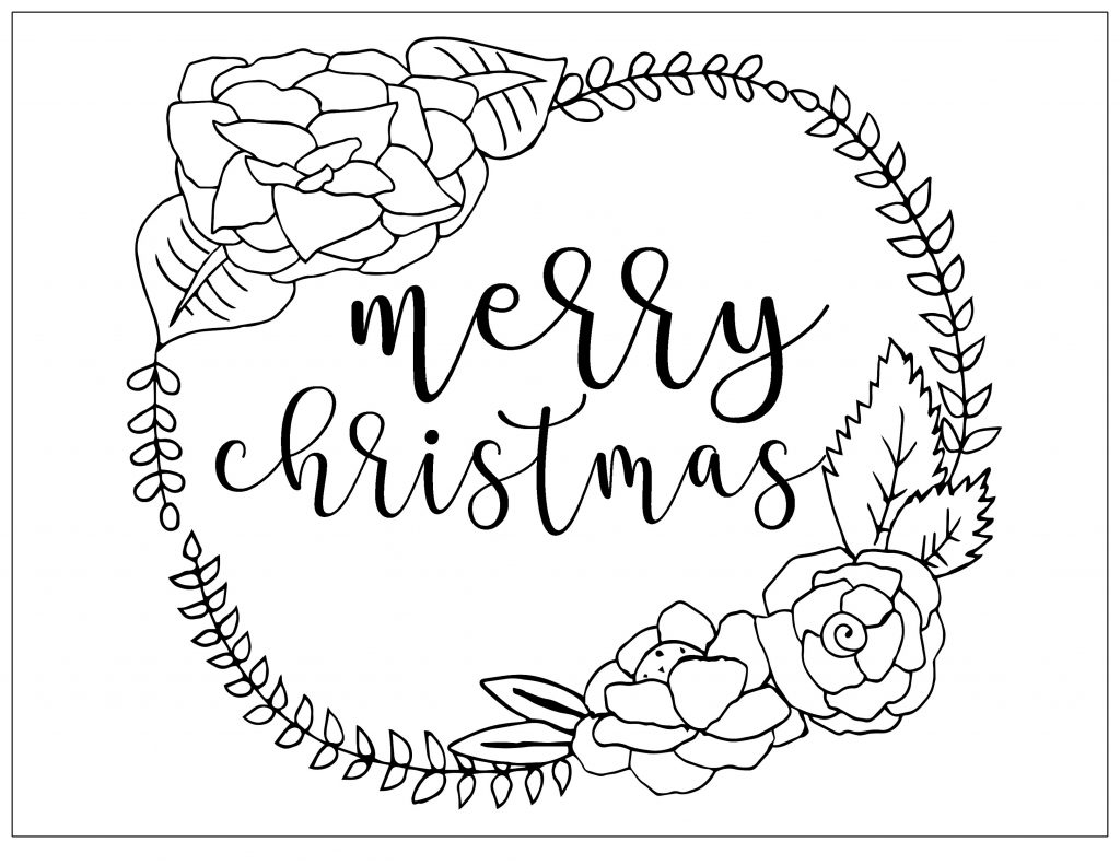 Christmas Coloring Printables Pages