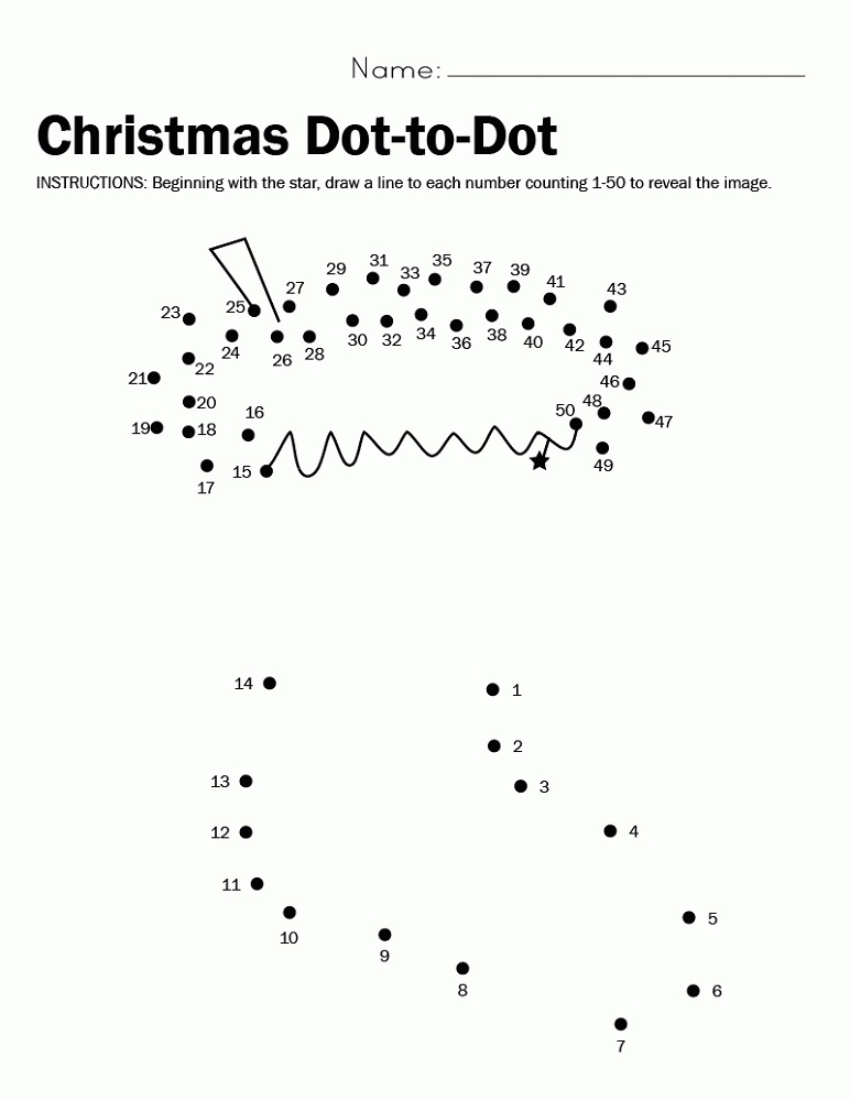 Christmas Dot To Dot For Adults Pages