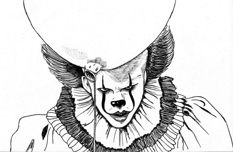 Clown Coloring Pages Pennywise