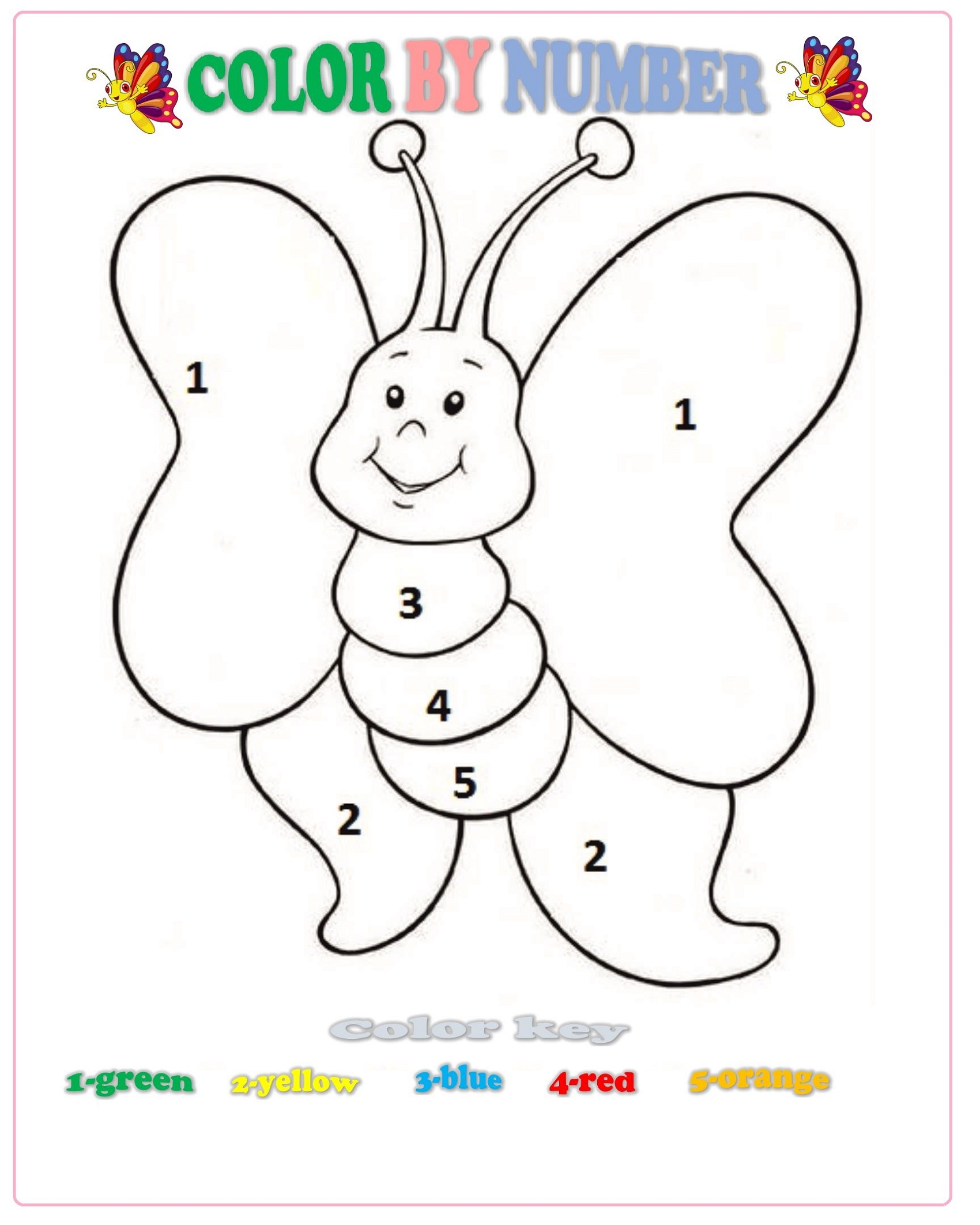 Color By Number Free Printables Pdf