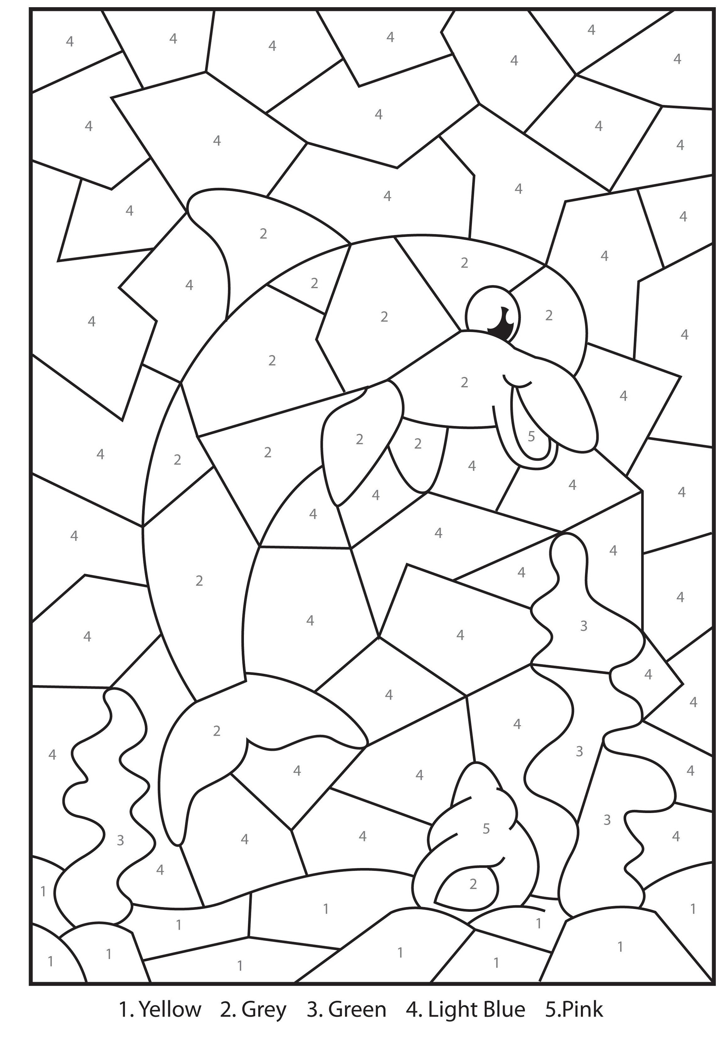 Creation Numbers Coloring Pages Coloring Pages