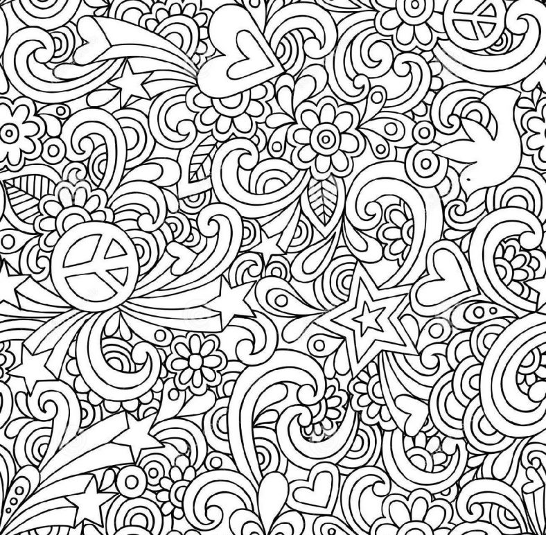Coloring Pages For Teens Flowers