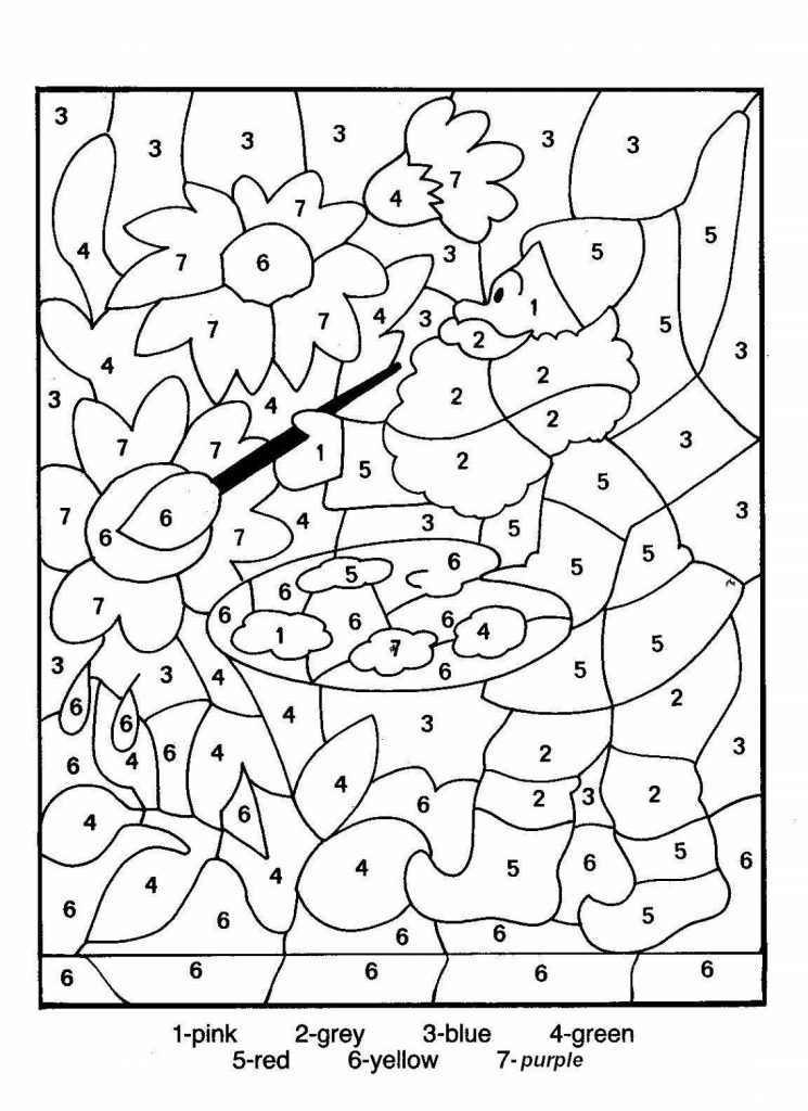 Coloring Pages Online Color By Numbers