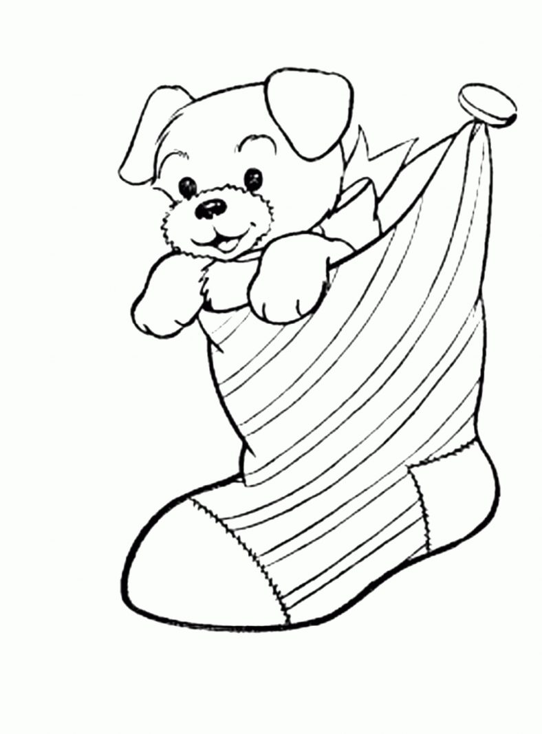 Cute Dog Coloring Pages Puppy