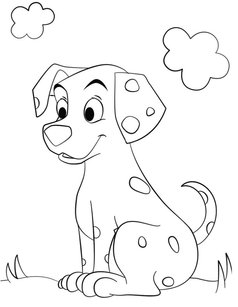 Dog Coloring Pages Dalmatian