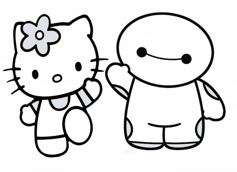 Easy Coloring Pages Cartoon