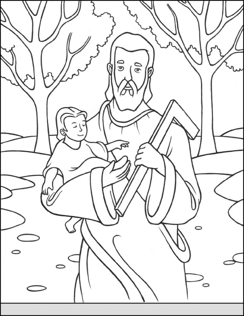 Easy Joseph Coloring Pages
