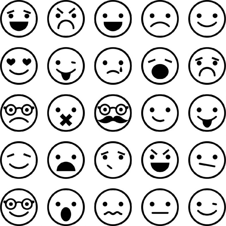 Emoji Coloring Pages Faces
