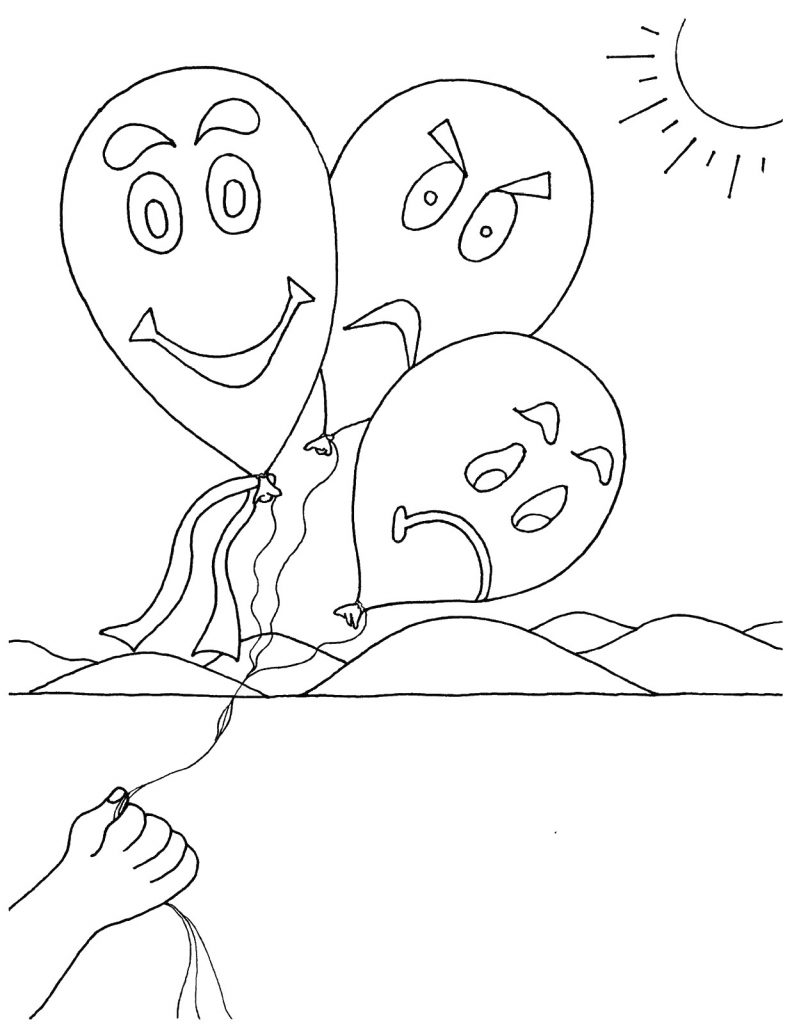 Emotions Coloring Pages Feeling