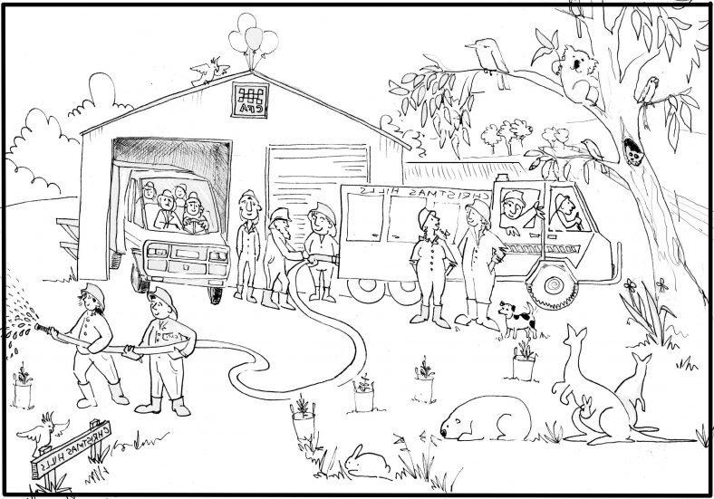 Fire Truck Coloring Page Fireman