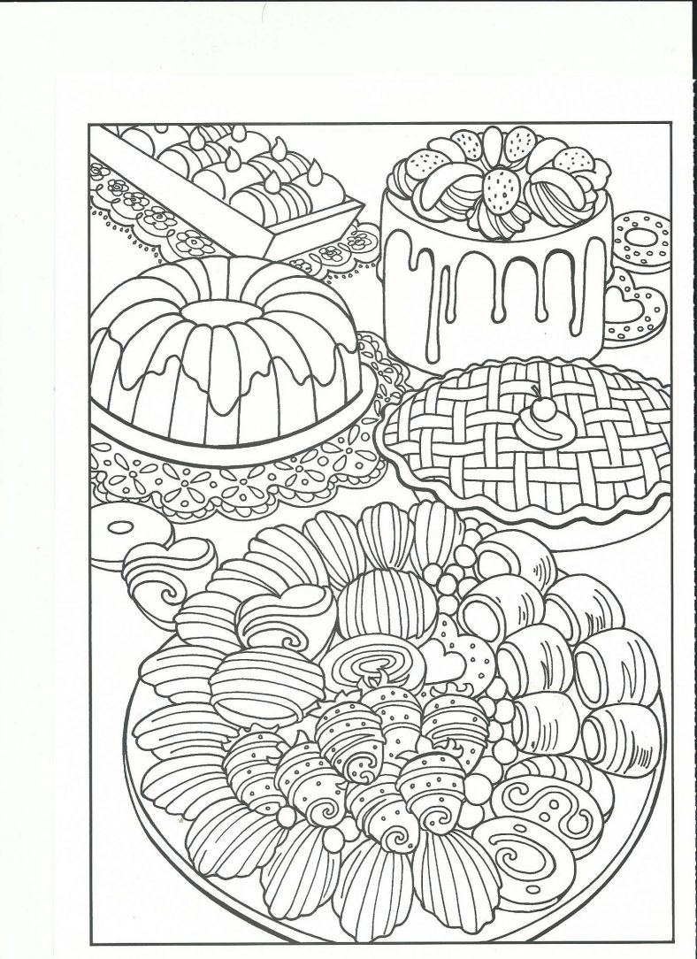 Food Coloring Sheets for Adult