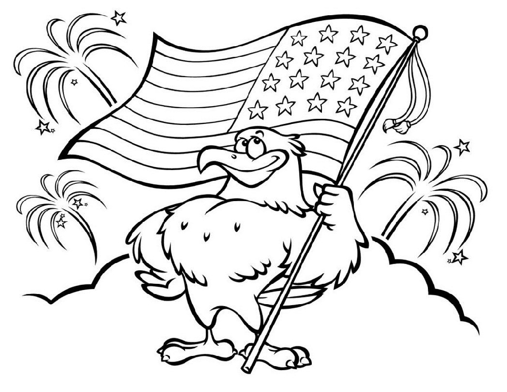 Fourth Of July Coloring Pages Patriotic