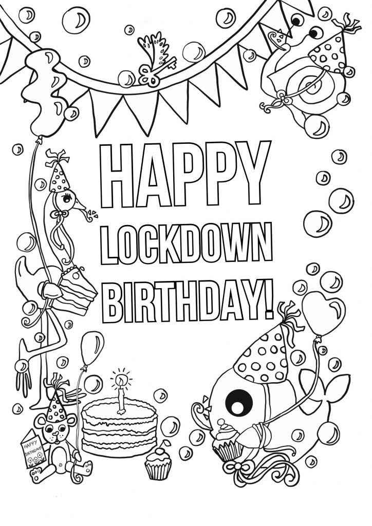 Free Happy Birthday Dad Coloring Pages