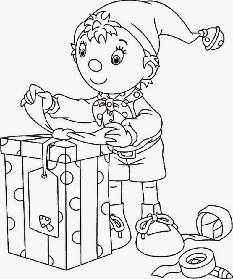 Free Printable Christmas Coloring Pages Elf
