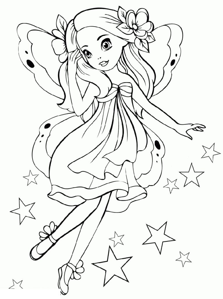 Free Printable Coloring Pages For Girls Fairy