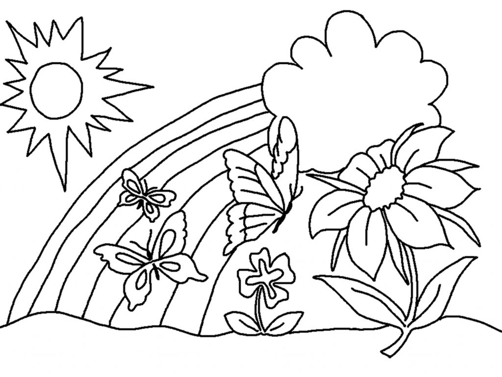 Free Printable Spring Coloring Pages for Kids
