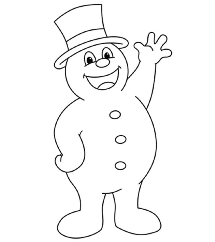 Frosty The Snowman Coloring Pages