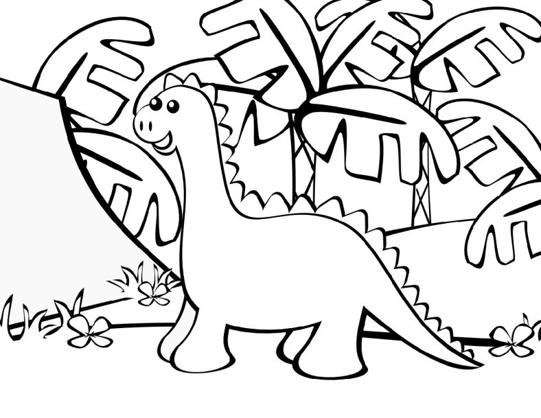 Fun Dinosaur Coloring