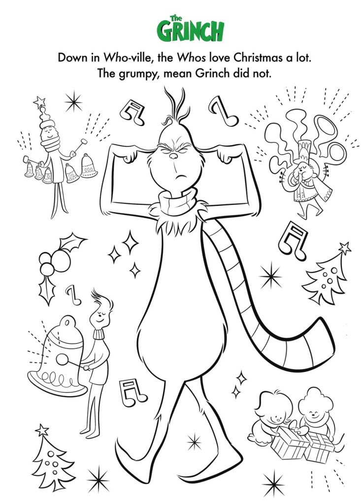 Grinch Coloring Page