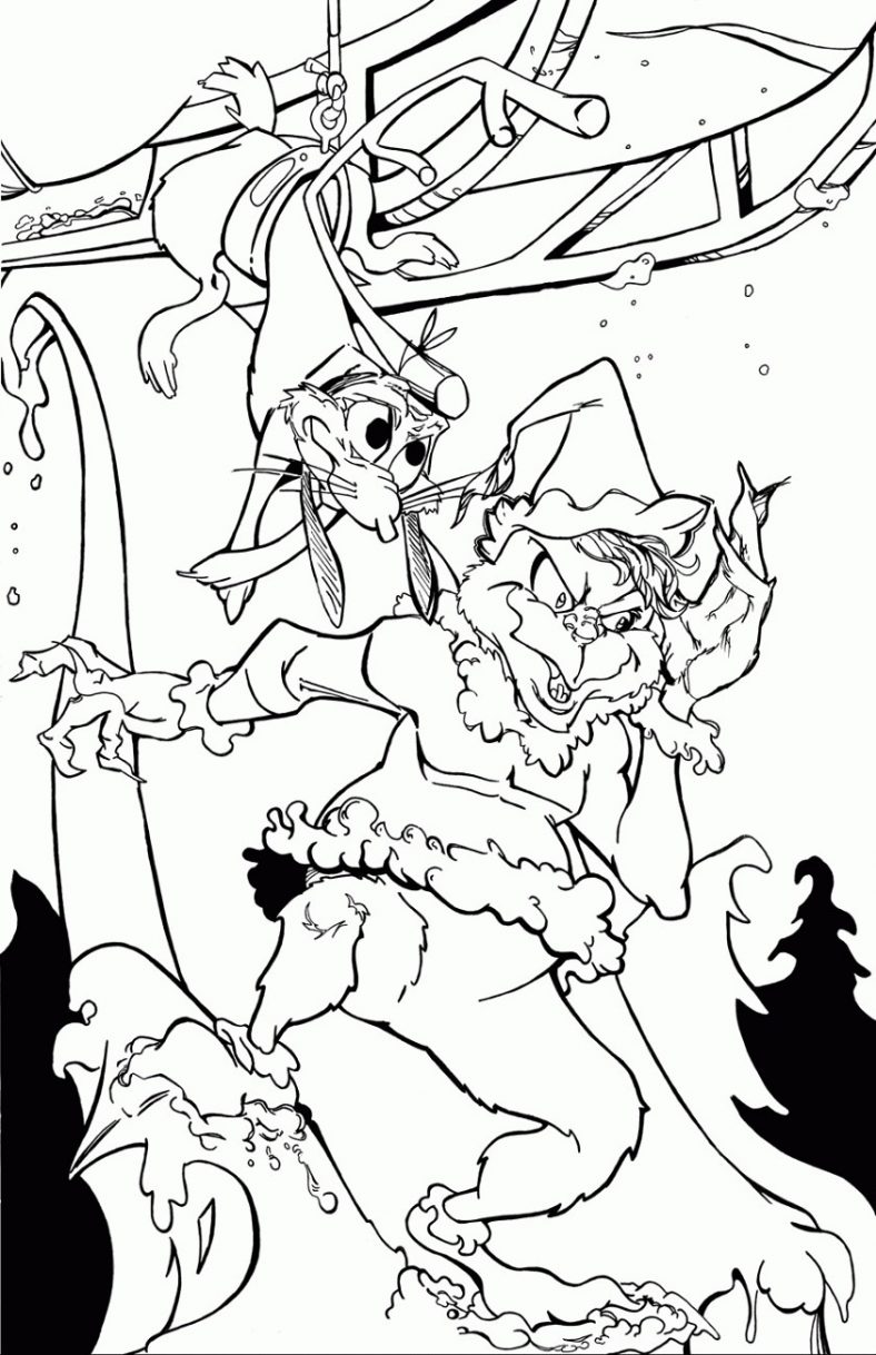 Grinch Coloring Page Animationv
