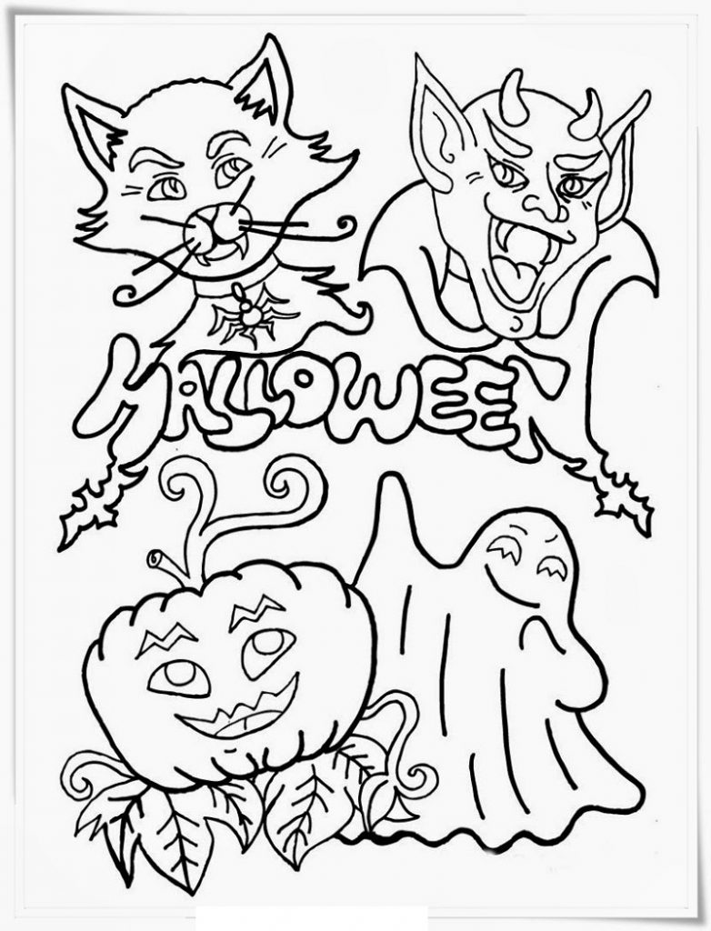 Halloween Monster Coloring Pages