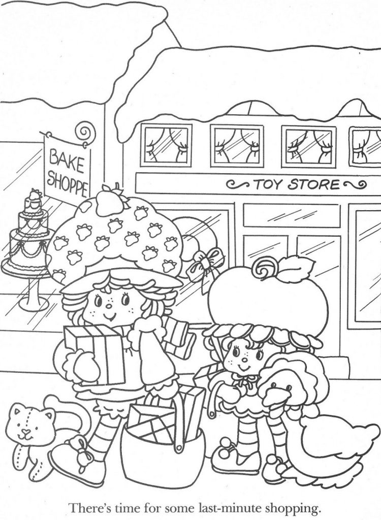Happy Strawberry Shortcake Coloring Book