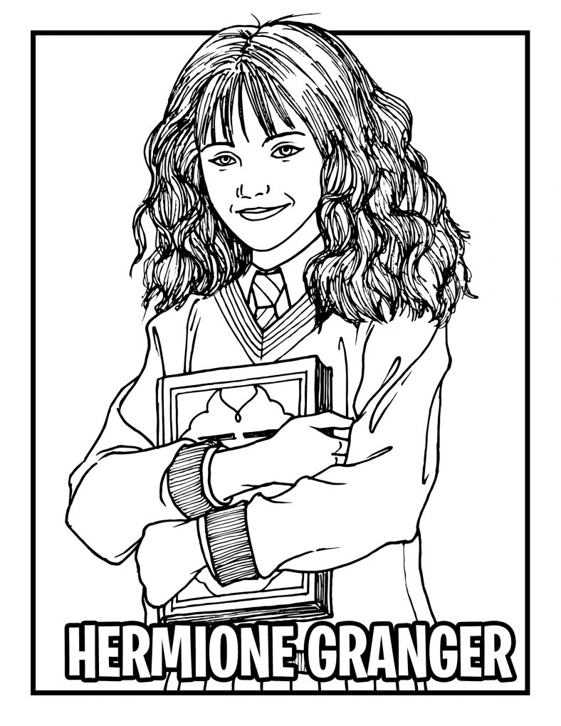 Harry Potter Coloring Pages Hermione