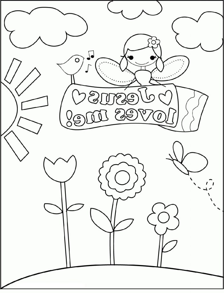 I Love Jesus Coloring Pages