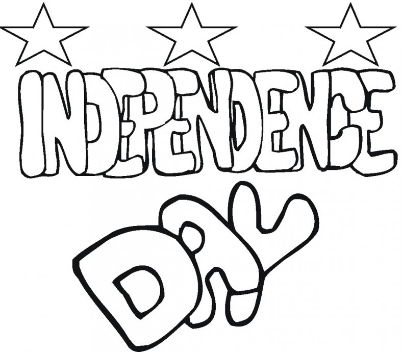 Independence Day July Coloring Pages