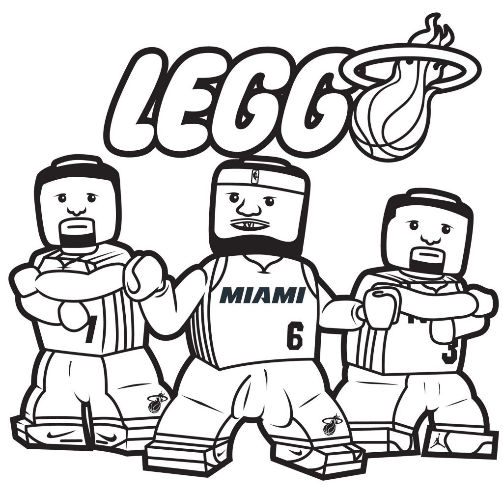 Lego Lebron James Coloring Pages