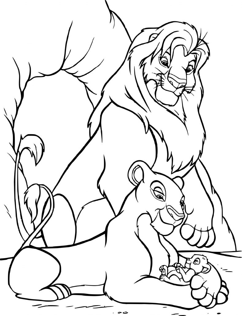 Lion King Coloring Pages Free